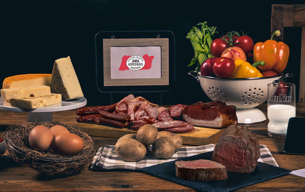 Fleisch-, Milchprodukte, Eier, Obst und Gemüse sind die wichtigsten Produktgruppen für das AMA-Gütesiegel.