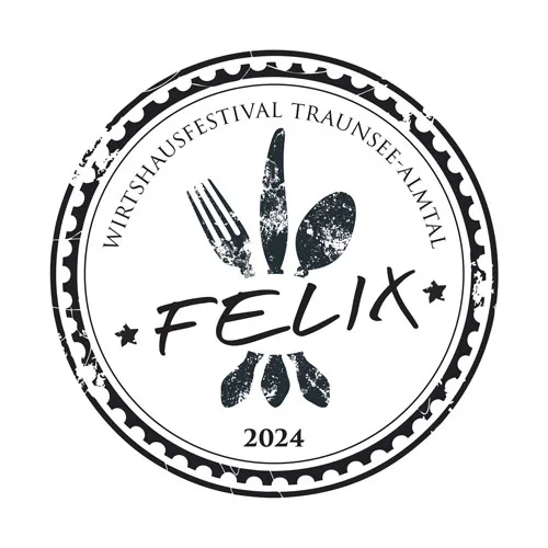 Kulinarisches Erbe und Kreativität: Das Wirtshausfestival FELIX 2024 am Traunsee - Termine - logo felix 2024 jpg