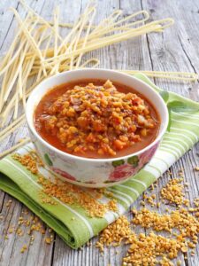 Bolognese mit Süßlupine